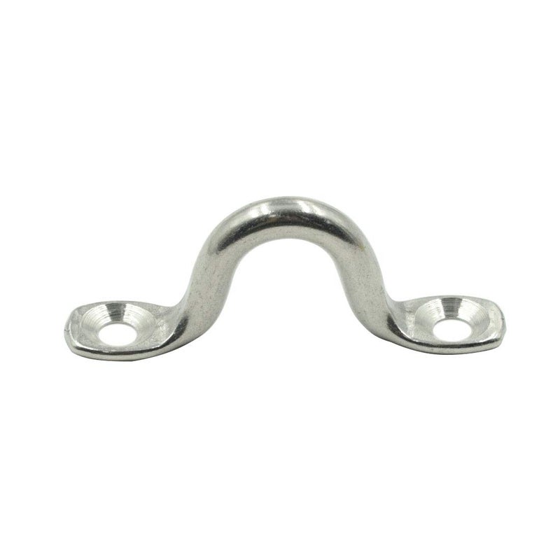 Hxchen 20Pcs M5 316 Stainless Steel Bimini Boat Top PAD Eye, Eye Straps, Tie Down, Kayak Deck Loops, Tie Down Anchor Point, footman's Loop for Kayak Canoe Rigging - Image 3